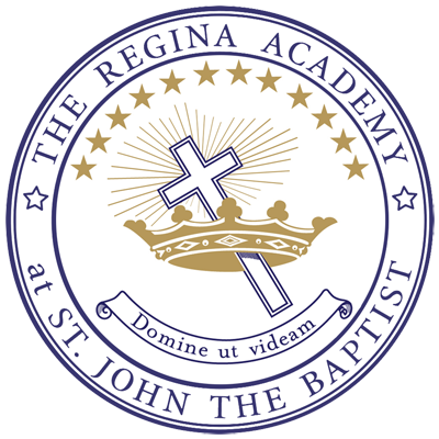 Mothers of the Regina Academy at St. John the Baptist Bible Study - logo